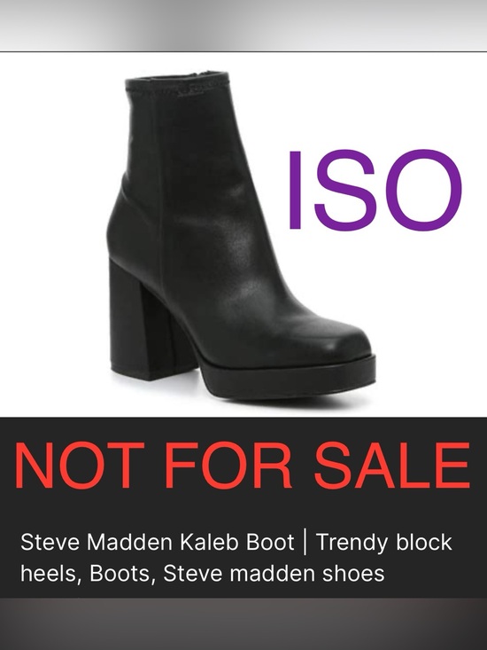 Shoes - ISO (In search of) Steve Madden Kaleb boot US size 9